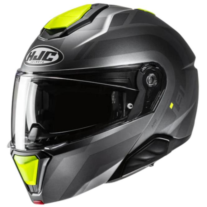 HJC i91 ARVEN MC3HSF MATT/SCHWARZ/GRAU/NEONGELB 