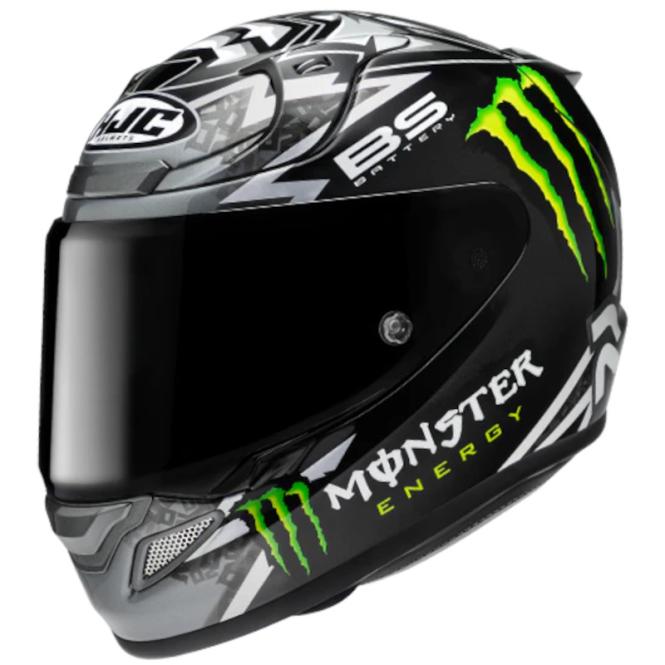 HJC RPHA 12 QUARTARARO REPLICA BLACK MC5 MONSTER ENERGY SCHWARZ 