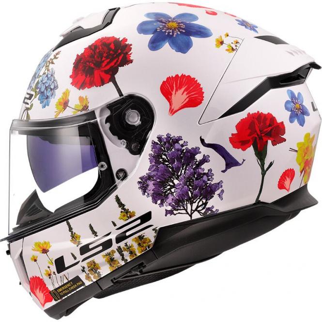 LS2 FF808 STREAM II FLOWERS WEISS/BLAU/ROT 