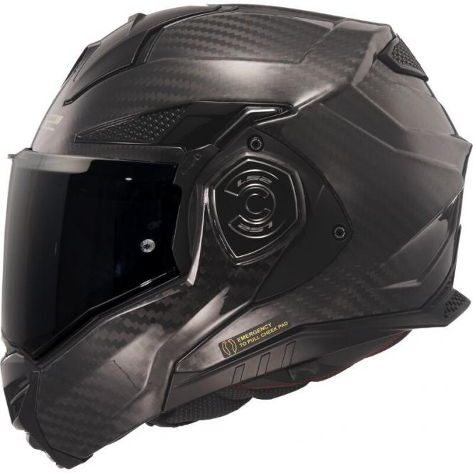 LS2 FF901 ADVANT X CARBON SOLID CARBON/GLÄNZEND 