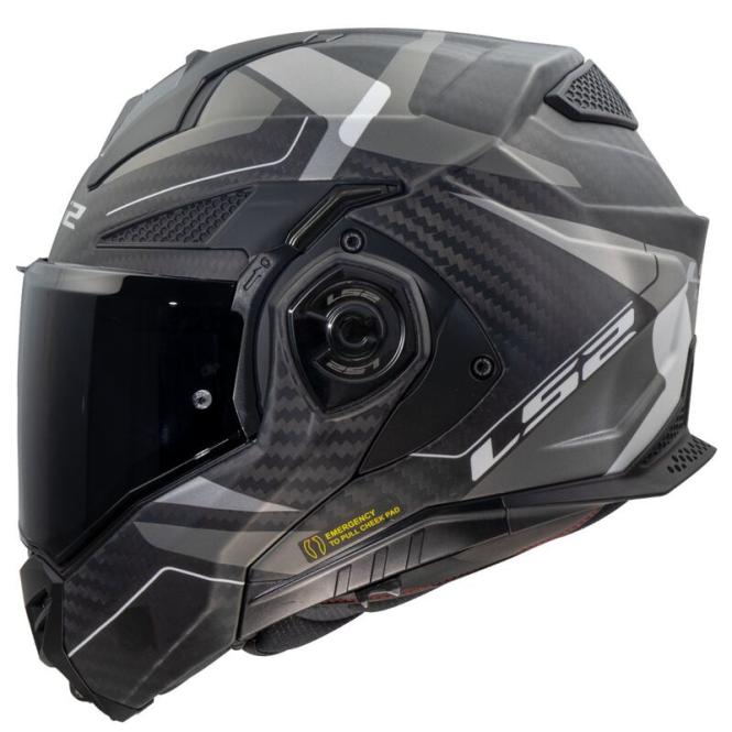 LS2 FF901 ADVANT X CARBON HORIZON MATT/SILBER/GRAU 