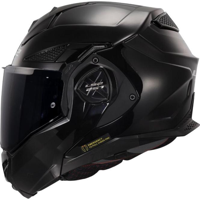 LS2 FF901 ADVANT X SOLID SCHWARZ/GLÄNZEND 