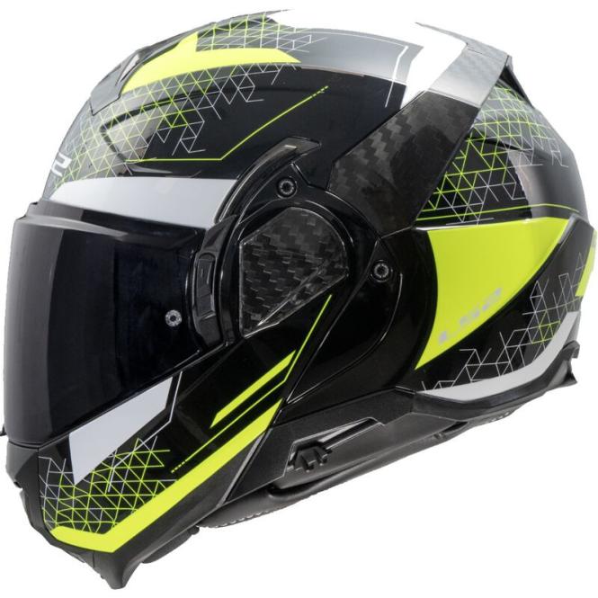 LS2 FF910 ADVANT II ASTRAL SCHWARZ/NEONGELB 