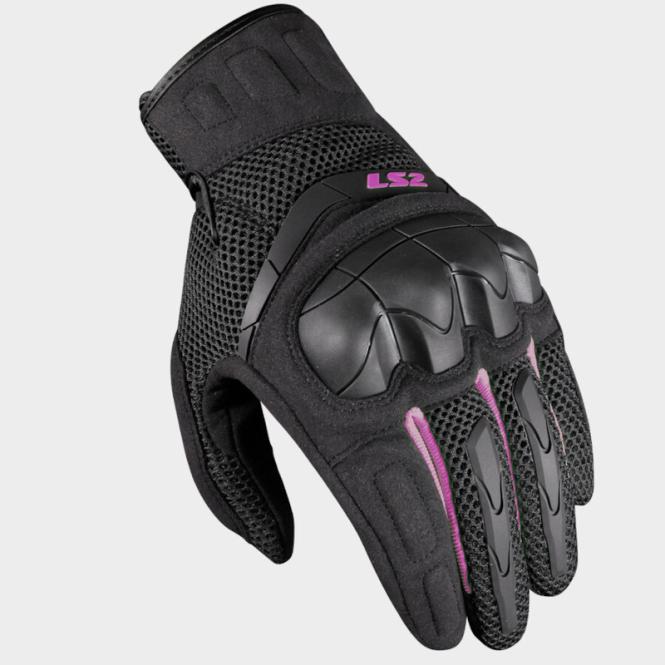 LS2 KUBRA DAMEN HANDSCHUH SCHWARZ PINK 