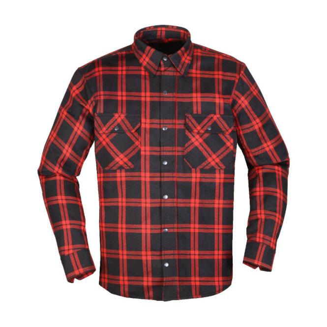 MODEKA COLDEN URBAN SHIRT SCHWARZ/ROT 