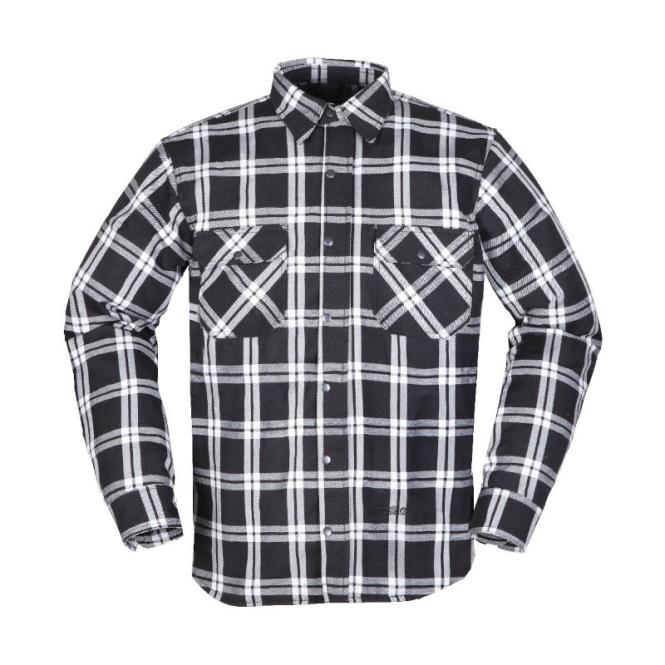 MODEKA COLDEN URBAN SHIRT SCHWARZ/WEIß 