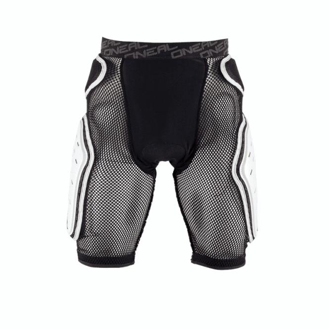 O`NEAL KAMIKAZE SHORT PROTEKTORENHOSE SCHWARZ/WEIß 