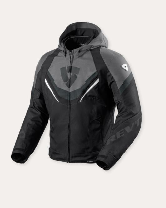 REVIT QUANTUM 3 H2O TEXTILJACKE SCHWARZ/GRAU 