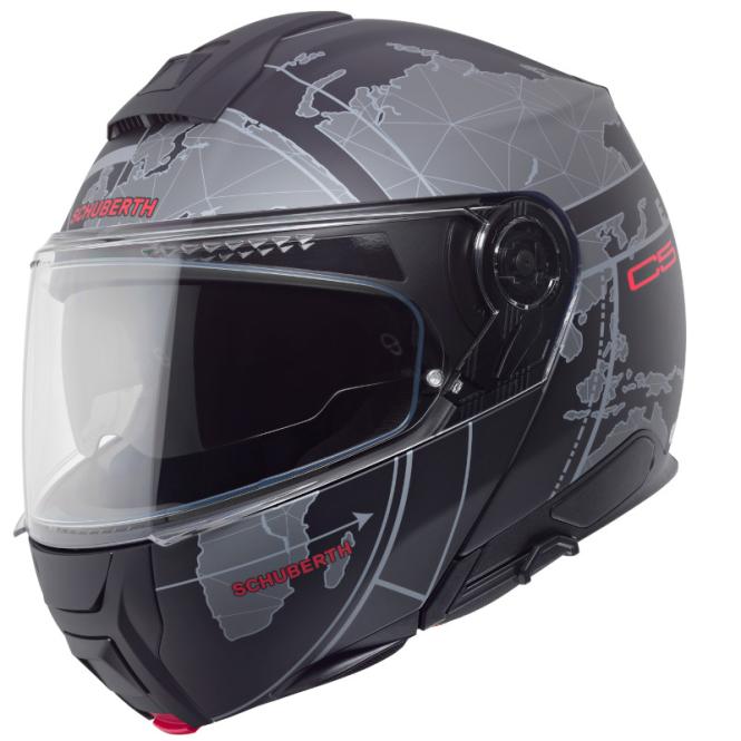 SCHUBERTH C5 GLOBE SCHWARZ MATT/SCHWARZ/GRAU 