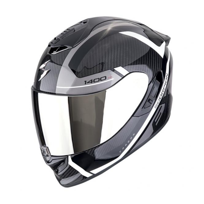 SCORPION EXO-1400 EVO II CARBON AIR ENKO SCHWARZ/SILBER/WEIß 