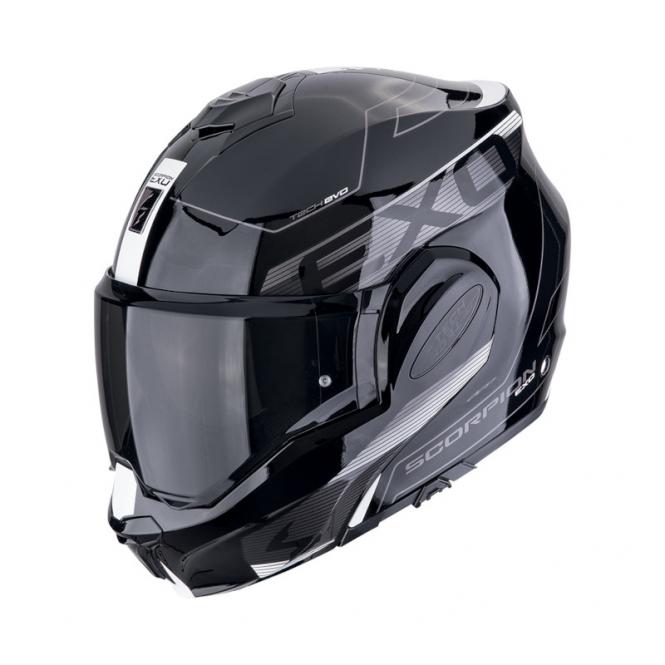 SCORPION EXO-TECH EVO TRAVELLER SCHWARZ/WEIß 