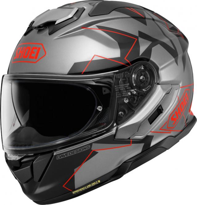SHOEI GT-AIR 3 MM93 COLLECTION GRIP TC-1 GRAU/ROT 