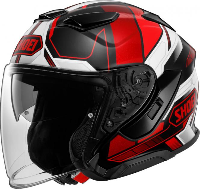 SHOEI J-CRUISE 3 WHIZZY TC-1 SCHWARZ/ROT/WEISS 