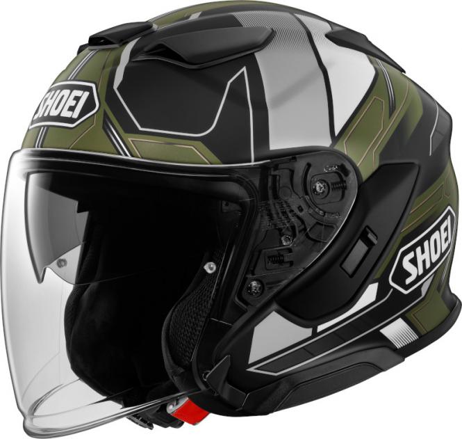 SHOEI J-CRUISE 3 WHIZZY TC-11 MATT/GRÜN/GRAU/SCHWARZ 