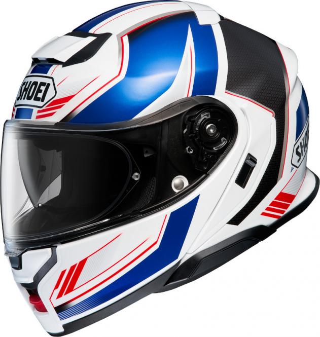 SHOEI NEOTEC 3 GRASP TC-10 WEISS/BLAU/ROT 