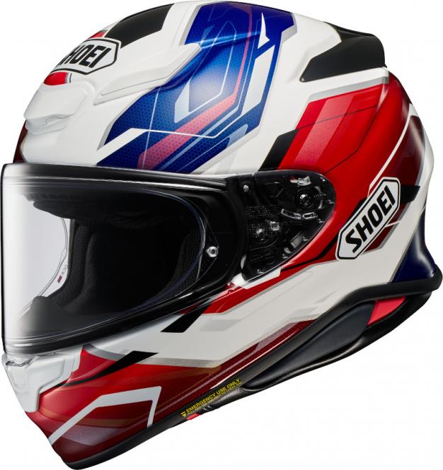 SHOEI NXR 2 CAPRICCIO TC-10 WEISS/BLAU/ROT 