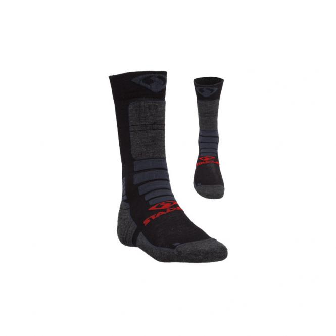 STADLER MOTORRADSOCKEN KURZ SCHWARZ/GRAU 