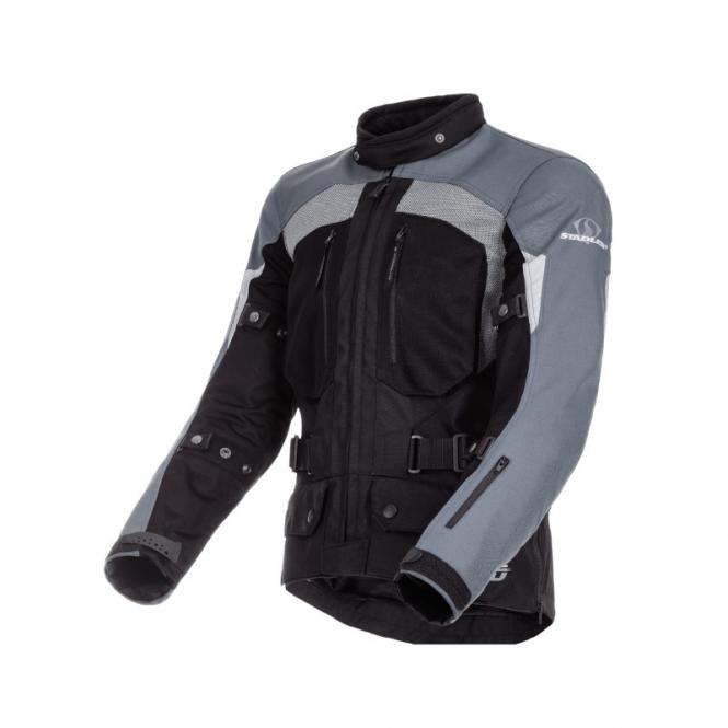STADLER TOUR EVO GTX GORE TEX TEXTILJACKE SCHWARZ/GRAU/SILBER/REFLEX 